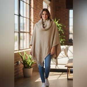 Pretty tan poncho